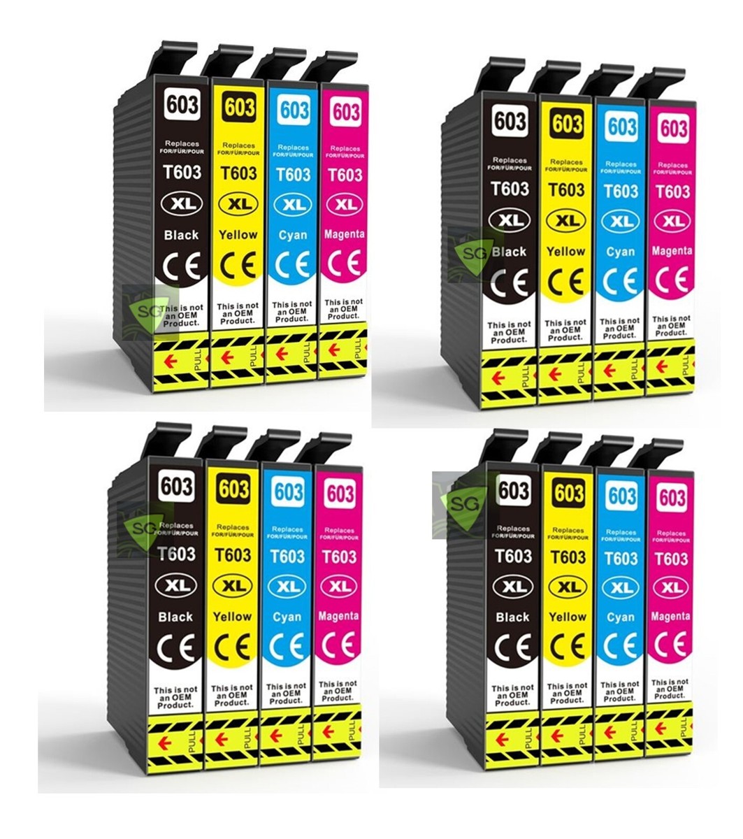 Generico 603XL Cartuccia D'Inchiostro Compatibile Nero – Per Epson XP-2100, XP-3105, XP-4100, WorkForce WF-2810, WF-2850, Resa 500 Pagine - 6