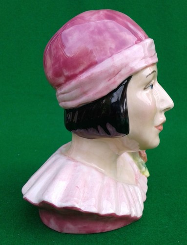 KEVIN FRANCIS “ART DECCO GIRL” WITH BUTTERFLY HANDLE CHARACTER JUG - LTD EDITION - Picture 7 of 12