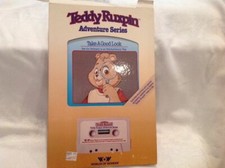 Teddy Ruxpin Adventure Series Take A Good Look Book  Audio Cassette. Mint