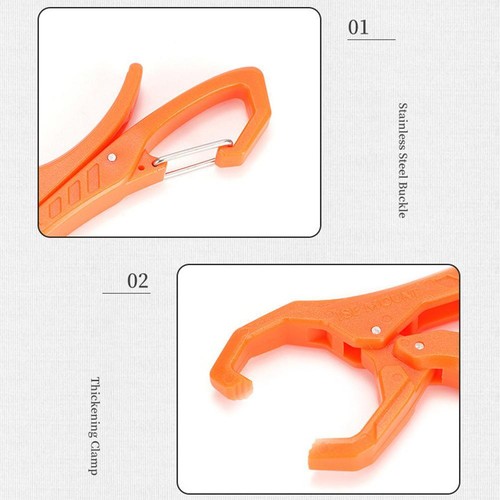 Outdoor Mini Fish Mouth Buckle Keychain Glove Clip Portable Luya Storage Cl🌿 - Picture 17 of 21