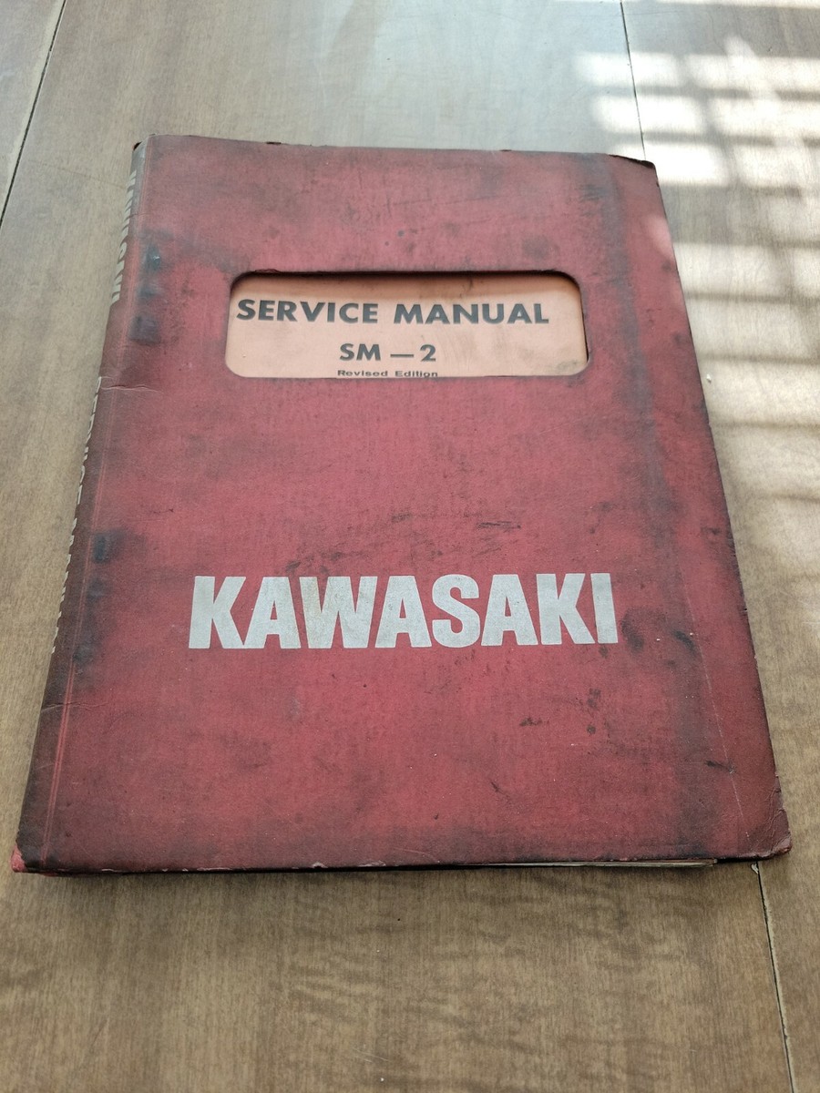 Vintage OEM Dealer 1971 Kawasaki SM-3 H1 S2 Service Manual 99997