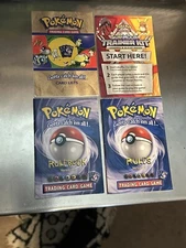 Vintage Pokemon TCG Card Lists - Bsse Set, Fossil, & Jungle Plus Rule Book V 2-3