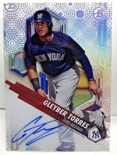 Gleyber Torres 2018 Bowman High Tek Prospect on-card Autograph Auto - NY YANKEES