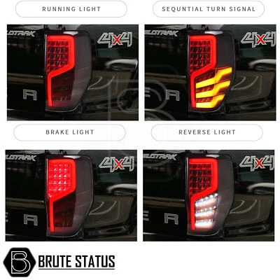 BRUTE STATUS LED Tail Lights for Ford Ranger 2012-2021 Sequential Rear Tail Lamp Light T8