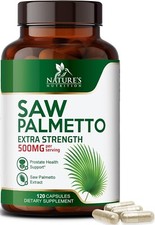 Saw Palmetto 1000mg - Premium Prostate Health Support Supplement for Men
