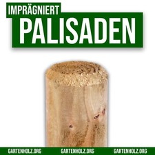 Palisade Pfosten Beetumrandung