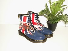 Dr Martens 1460 British Bulldog union jack boots made in England uk 6 eu 39 d832