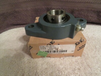 NEW DODGE 2 BOLT FLANGE BEARING WITH SET SCREWS F2B-SC-015 124172 15/16'' BORE 