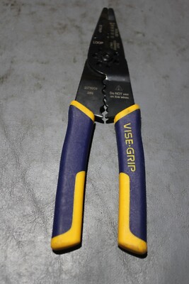 Irwin Vise Grip 8 Inch Multicolor Wire Stripper Crimper Cutter Tool