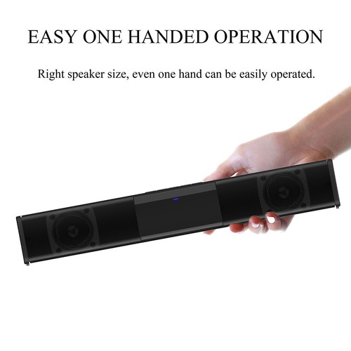 Wireless Surround Sound Bar 2 Speaker System Bluetooth Subwoofer TV Home Theater - Picture 12 of 14