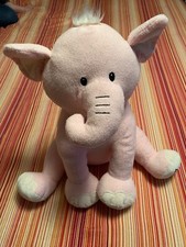 18  FAO Schwarz Toys R Us Elephant Plush Toy Stuffed Animal Lovey Pink Buy This
