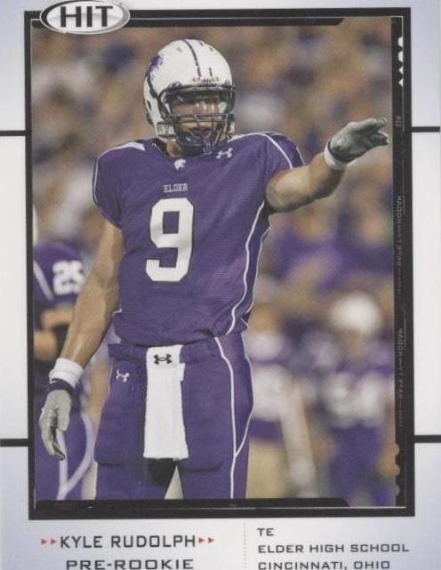 Kyle Rudolph Rookie Card 2011 SAGE Hit - Pre-Rookie Kyle Rudolph #PR3 (RC) for sale online | eBay