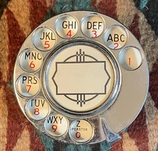 Automatic Electric Type 24 Dial in Chrome