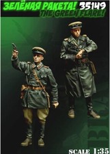 BRAVO 6 35149 WORLD WAR II RUSSIAN SOLDIERS "THE GREEN FLARE " 2 FIGURES 