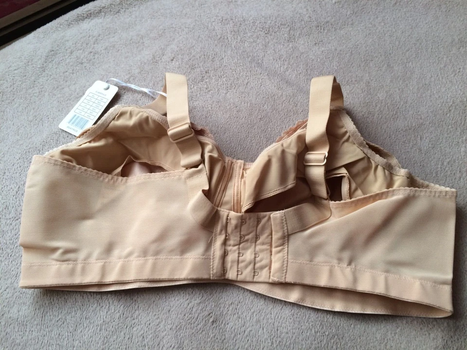 Sujetador de lactancia Elomi 46G (F) Beatrice copa suave desnuda estilo 8053 nuevo con etiquetas Foto 2 de 4