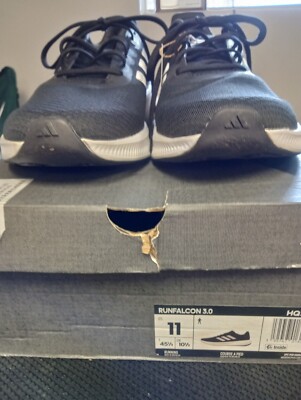 Adidas Runfalcon 3 Mens Running‎ Shoes Size 11.5 Black Sneakers Adidas Runfalcon 3 Mens Running Shoes Size 11.5 Black  main image 2