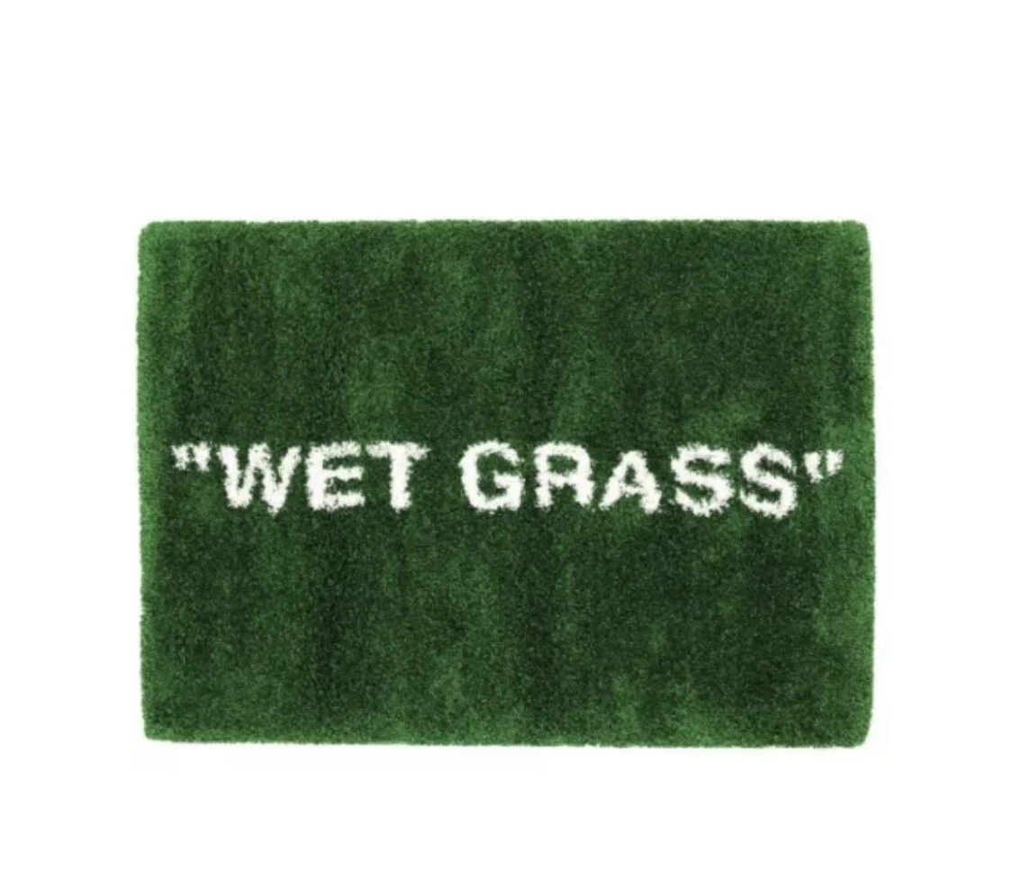 Virgil Abloh Ikea Wet Grass Green Rug MARKERAD AUTHENTIC