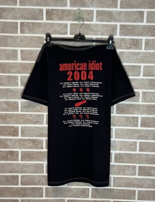Vintage Green Day American Idiot 2004 T-shirt fruit of the loom | eBay
