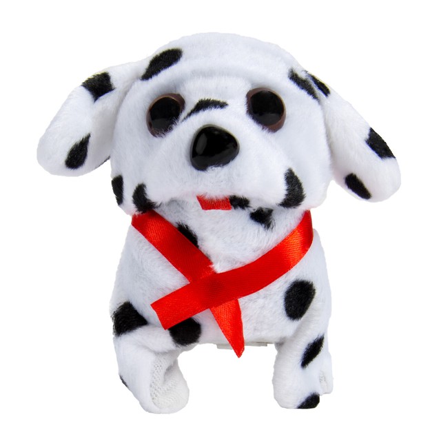Electronic Walking & Barking Plush Puppy Dog Toy Fluffy Stuffed Cute