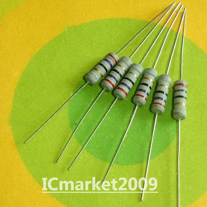 100 PCS 1W-51K 5% 1 WATT 51K OHM 51KOHM 51KR CARBON FILM RESISTOR | eBay
