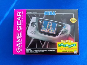 Sega Game Gear Console SUPER COLUMNS BUNDLE VARIANT  CIB Complete + Protector !