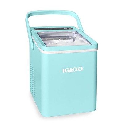 Automatic Self-Cleaning Portable Electric Countertop Ice Maker Machine W/ Handle