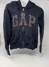 Girl 6-7 GAP Kids Hoodie Hooded Sweatshirt Zip Up