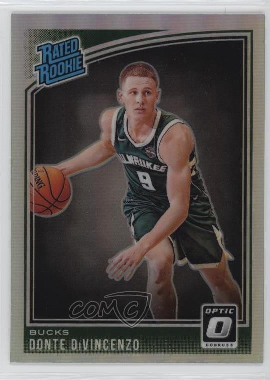 2018-19 Panini Donruss Optic Rated Rookie Holo Prizm Donte DiVincenzo #164 0p6y