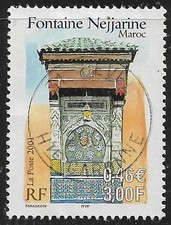 FRANCE oblitéré 2001 France/Maroc Fontaine Nejjarine Y&T N° 3441