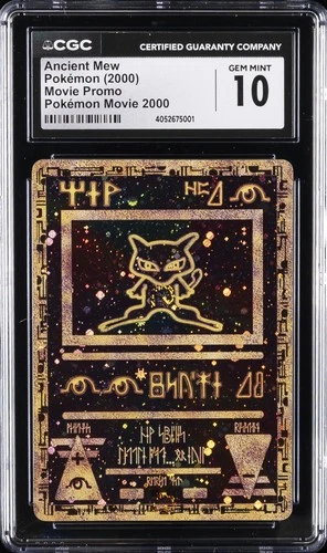 2000 POKEMON MOVIE PROMO ANCIENT MEW CGC 10 GEM MINT