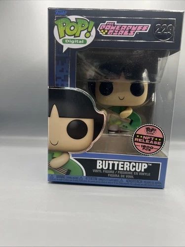 Funko Pop! Digital: Powerpuff Girl Buttercup # 229 LE1800 (w/ protector)