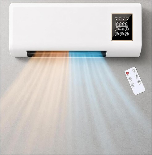 Ductless Portable Split Air Conditioner with Remote, Cool & Heat Fan