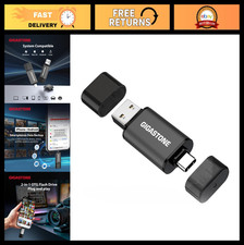 128GB Dual USB Flash Drive, 2-in-1 USB C+A, 100MB/s Speed, Plug & Play for PC/Sm
