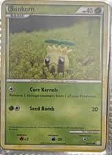 Pokémon Sunkern Heartgold & Soulsilver 85/123 Common Basic HP40 Seed Bomb Card on eBay