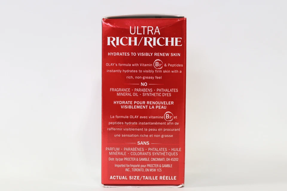 Crema hidratante facial ultra rica Olay Regenerist sin fragancia tamaño de prueba 0,5 oz Foto 4 de 4