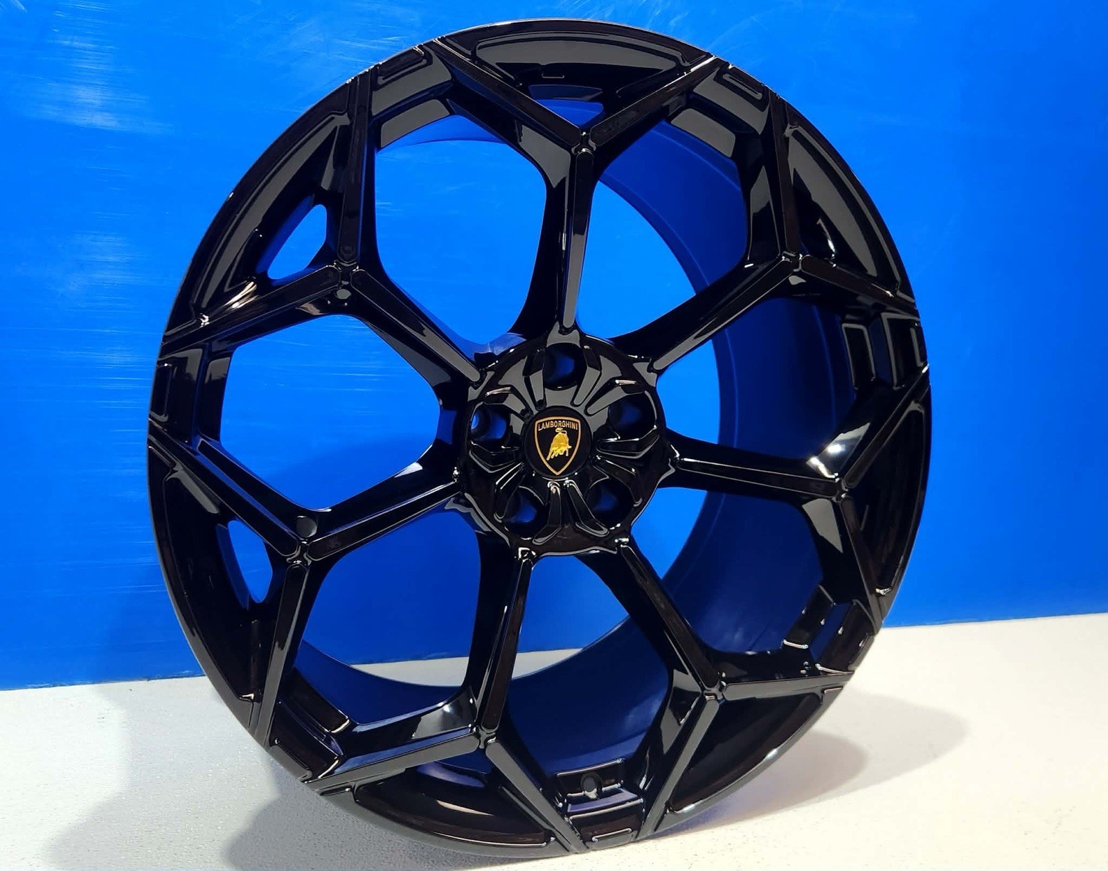 23" Lamborghini URUS BLACK FACTORY  OEM GENUINE PERFORMANTE RIMS WHEELS  PELOPE