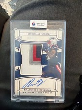 2021  National Treasures Rookie Patch Auto Rhamondre Stevenson 08/59 RPA
