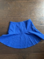 Guess Girls Skater Style Skirt Blue Sz L 14 4125