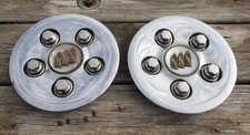 2 Used Oem 00 01 02 03 04 Buick Park Avenue Chrome Wheel Center Hub Caps 9593519