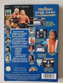 NES WWF WRESTLEMANIA STEEL CAGE CHALLENGE NINTENDO VIDEO GAME, BOX  MANUAL UK