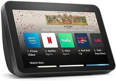 Amazon Echo Show 8 2nd Gen HD Smart Display Alexa Charcoal (No Power Adapter)
