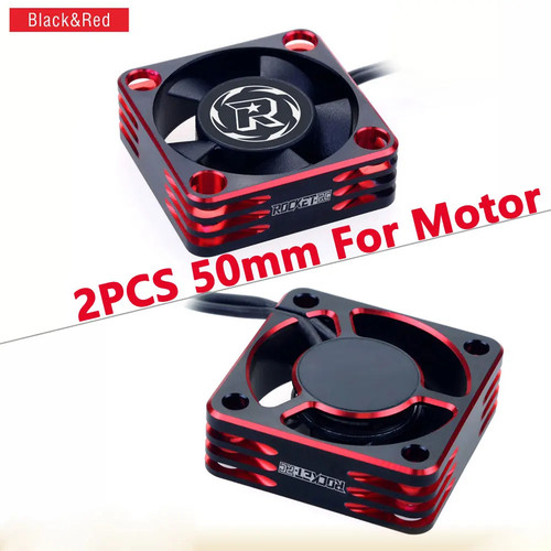 2PCS ROCKET Aluminum Cooling Fan 25/30/35/40/50mm Heat Dissipation Cover for RC - Picture 12 of 45