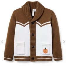 JANIE JACK The Iconic Pumpkin Sweater Kid's size 6 NWT