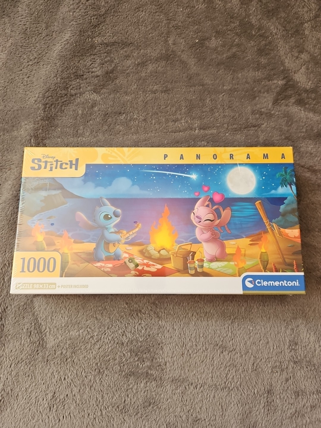 Clementoni Puzzle Panorama Disney Stitch 1000 Stücke, Compact Box | Puzzle für Erwachsene 14 - 99 Jahre, Geschenk für Mann und Frau, Made in Italy, 37061 - Bild 2