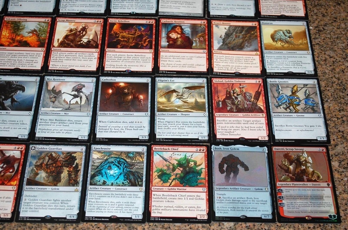 Custom Commander Deck*** Daretti, Scrap Savant - Artifacts - EDH Magic  Cards | eBay