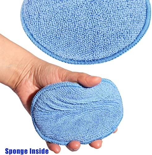 Microfiber Wax Applicator Pads, Car Wax Applicator, Buffing & Detail Polishing - Picture 7 of 7