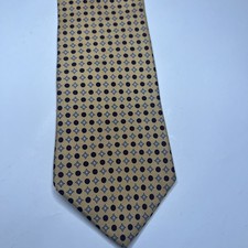 Tommy Hilfiger Multicolor Geometric 100% Imported Silk Men's Tie Made In USA