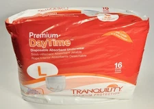 TRANQUILITY DAYTIME DISPOSABLE ABSORBENT UNDERWEAR 2106 LARGE 16 COUNT