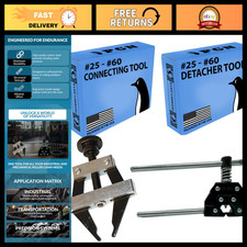 Roller Chain Tool Kit #25-60 - Breaker & Puller for Easy Chain Maintenance