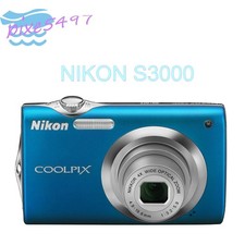 Nikon COOLPIX S3000 Digital Camera 12.0 MP 4x Optical Zoom with Accessories Blue